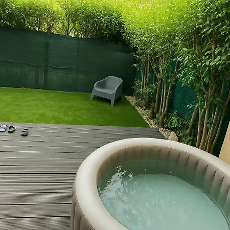 Apartment Cosy Avec Jardin, Jacuzzi Et Tram A 2 Min - Quartier Calme